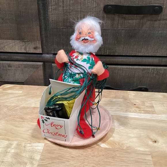 Annalee Mobilitee Dolls 7" Mr. Indoor Sanda w/ Lights Doll 1994 - Picture 2 of 7